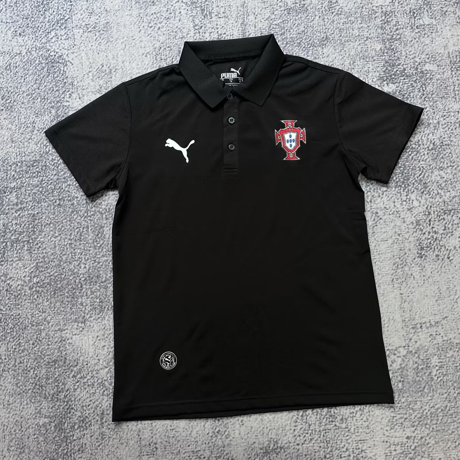 AAA Quality Portugal 26/27 Black Polo Shirts